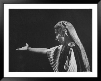 Maria Callas Singing Title Role In Opera, Norma by Gordon Parks Pricing Limited Edition Print image