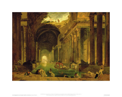 Vue Imaginaire De La Grande Galerie En Ruins by Hubert Robert Pricing Limited Edition Print image