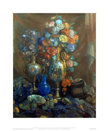 Vases, Flowers, Fruits, C.1912 by Nikolai Sapunov Pricing Limited Edition Print image