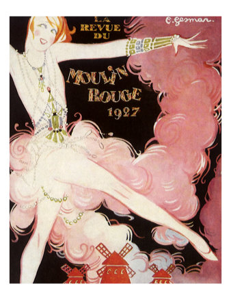 La Revue Du Moulin Rouges, C.1927 by E. Gesmar Pricing Limited Edition Print image