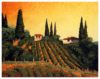 Vineyards Of Tuscany by Santo De Vita Pricing Limited Edition Print image