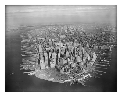 Aerial View Of Manhattan by Bettmann Pricing Limited Edition Print image