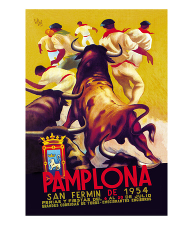 Pamplona, San Fermin by Charles Dana Gibson Pricing Limited Edition Print image