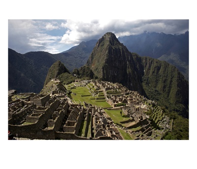 Machu Picchu Ruins by Diego Casadamon Pricing Limited Edition Print image