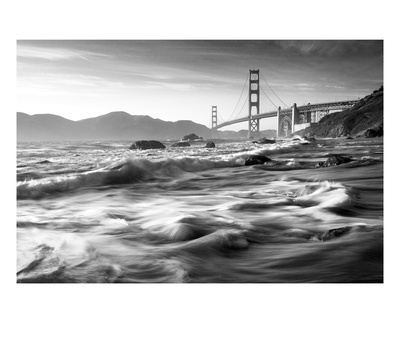California, San Francisco, Golden Gate Bridge From Marshall Beach, Usa by Alan Copson Pricing Limited Edition Print image
