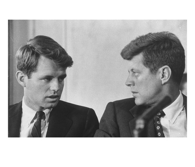 Senators Robert And John F. Kennedy, During A Senate Comm. Hearing Regarding The Kohler Strike by Ed Clark Pricing Limited Edition Print image