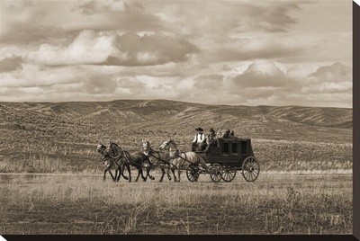 Stagecoach Run by Barry Hart Pricing Limited Edition Print image