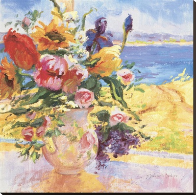Seaside Blooms I by S. Burkett Kaiser Pricing Limited Edition Print image