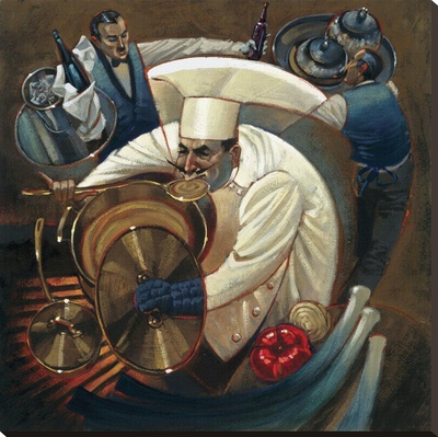 Chefs In Motion Ii by Dylan O'connor Pricing Limited Edition Print image