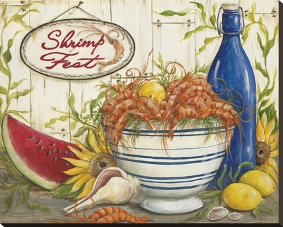 Shrimp Fest by Kate Mcrostie Pricing Limited Edition Print image
