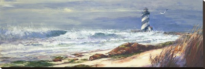 Light House Beach by Michael R. Miller Pricing Limited Edition Print image