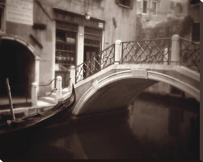 Canal Bridge by David Westby Pricing Limited Edition Print image