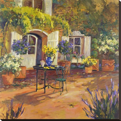 Villa Courtyard by Allayn Stevens Pricing Limited Edition Print image
