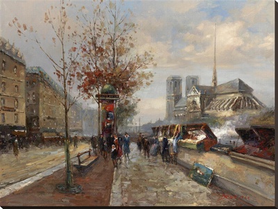 Parisian Outdoor Market by Hovely Pricing Limited Edition Print image