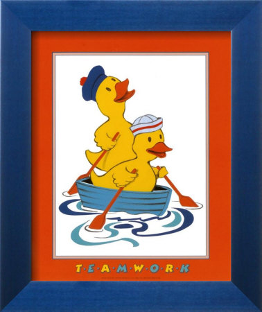 Ducks, Teamwork by Lopez Pricing Limited Edition Print image