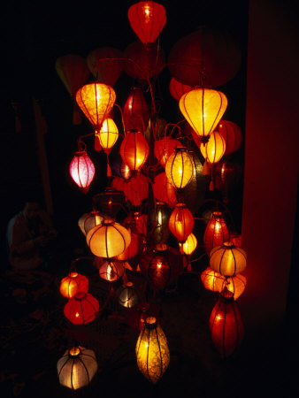 Traditional Silk Lanterns For Sale, Hoi An, Vietnam by Mason Florence Pricing Limited Edition Print image