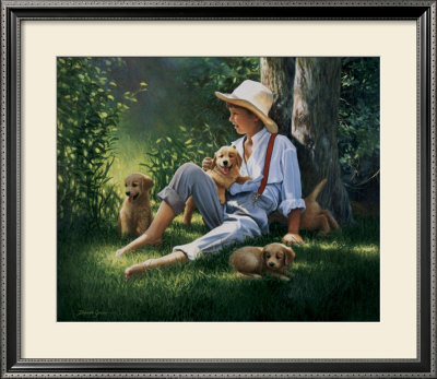 Jordy And The Pups by Donna Green Pricing Limited Edition Print image