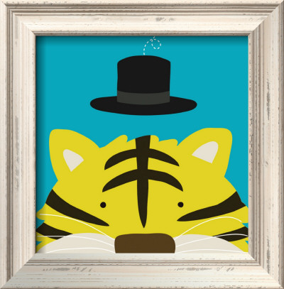 Peek-A-Boo Xi, Tiger by Yuko Lau Pricing Limited Edition Print image