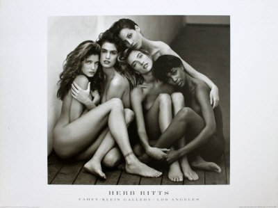 Stephanie, Cindy, Christy, Tatjana & Naomi: Hollywood by Herb Ritts Pricing Limited Edition Print image