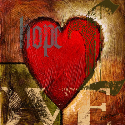 Inspirational Hearts Iii by Dave Easter Pricing Limited Edition Print image