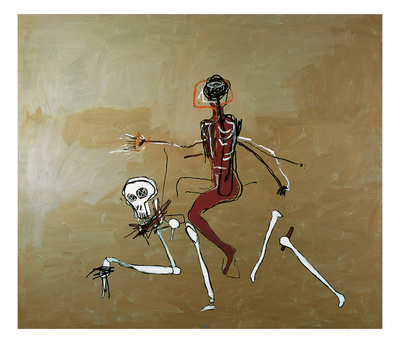 Riding With Death, 1988 by Jean-Michel Basquiat Pricing Limited Edition Print image