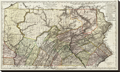 Pennsylvania, C.1797 by Daniel Friedrich Sotzmann Pricing Limited Edition Print image