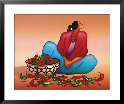 Chili Fiesta by R. C. Gorman Pricing Limited Edition Print image
