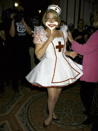 Actress Singer Bette Midler,Wearing Costume And Mask, At Her Annual Halloween Charity Benefit by Dave Allocca Pricing Limited Edition Print image