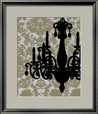 Chandelier Silhouette I by Ethan Harper Pricing Limited Edition Print image