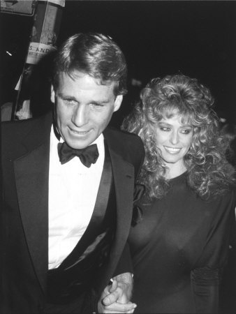 Actors Ryan O'neal And Farrah Fawcett At Studio 54 Party For Faberge by David Mcgough Pricing Limited Edition Print image