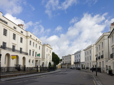 Georgian Buildings Along Carlton Crescent, Southampton, Hampshire, England, United Kingdom, Europe by Adam Burton Pricing Limited Edition Print image