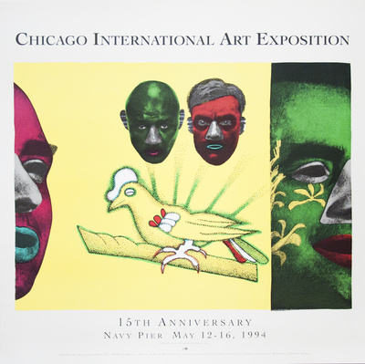 Chicago International Art Exposition by Ed Paschke Pricing Limited Edition Print image