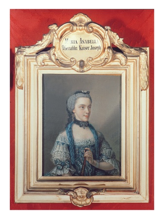 Maria Isabella Of Parma, First Wife Of Joseph Ii Holy Roman Emperor by Jean-Etienne Liotard Pricing Limited Edition Print image