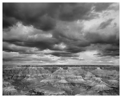 Grand Canyon Powell Point Black And White I by Danny Burk Pricing Limited Edition Print image