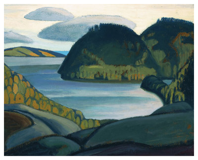 Coldwell Bay, North Of Lake Superior by Lawren S. Harris Pricing Limited Edition Print image