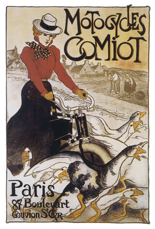 Motocycles Comiot by Théophile Alexandre Steinlen Pricing Limited Edition Print image