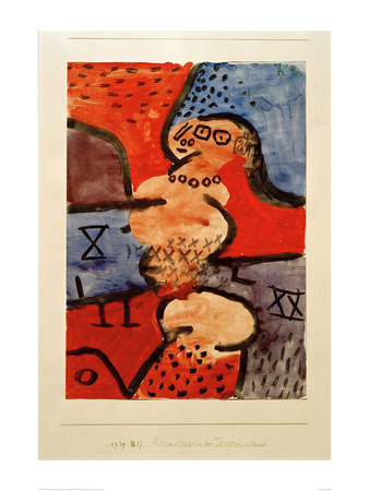 Reconstruction Of A Dancer by Paul Klee Pricing Limited Edition Print image