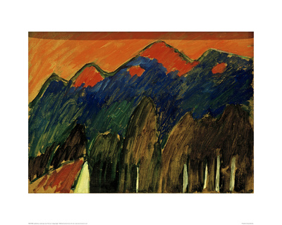 Landscape Near Murnau by Alexej Von Jawlensky Pricing Limited Edition Print image