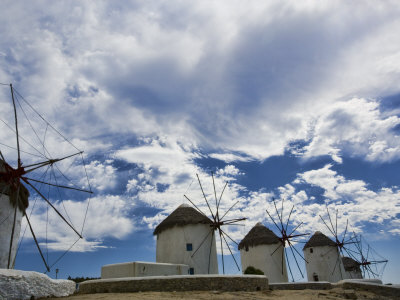 Greek Windmills Mykonos by Scott Stulberg Pricing Limited Edition Print image