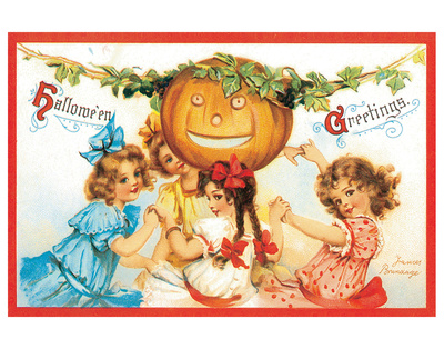 Halloween Greetings 2 by Frances Brundage Pricing Limited Edition Print image