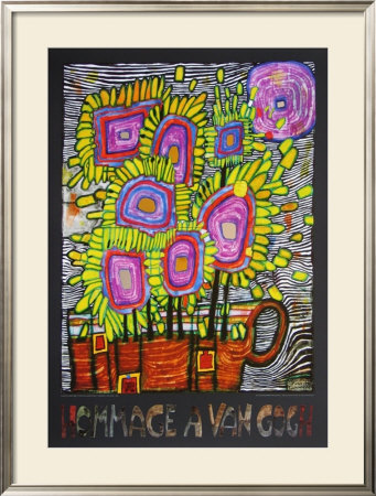 Hommage A Van Gogh, C.2000 by Friedensreich Hundertwasser Pricing Limited Edition Print image