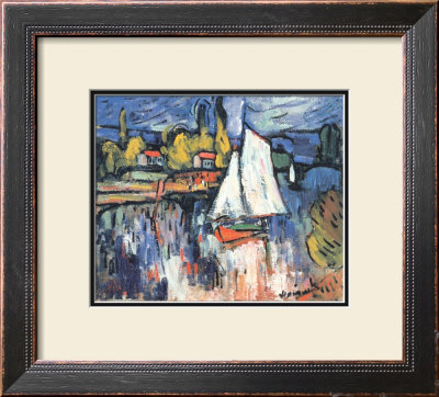 View Of The Seine by Maurice De Vlaminck Pricing Limited Edition Print image