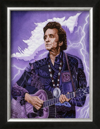 Johnny Cash by Ingrid Black Pricing Limited Edition Print image