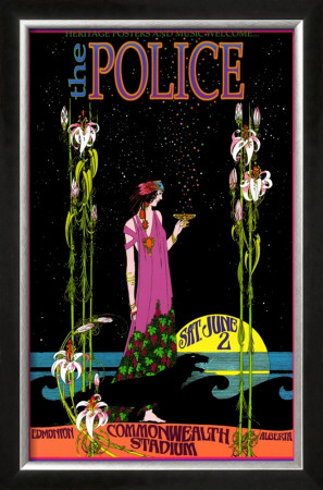 The Police In Concert, Commonwealth Stadium, Edmonton, Alberta by Bob Masse Pricing Limited Edition Print image
