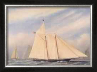 The America's Cup - America, 1851 (Signed) by Tim Thompson Pricing Limited Edition Print image