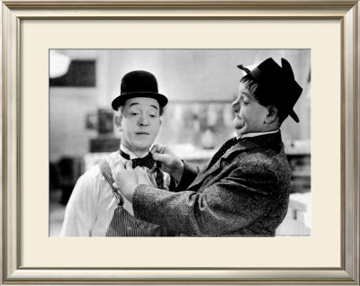 Laurel And Hardy In Tit For Tat by G. Neri Pricing Limited Edition Print image