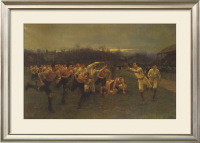 The Rugby Match by Wollen Pricing Limited Edition Print image