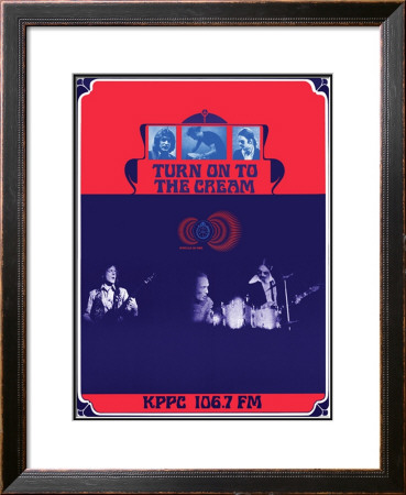 Turn On To The Cream, Kppc Radio, Los Angeles 1968 by Bob Masse Pricing Limited Edition Print image