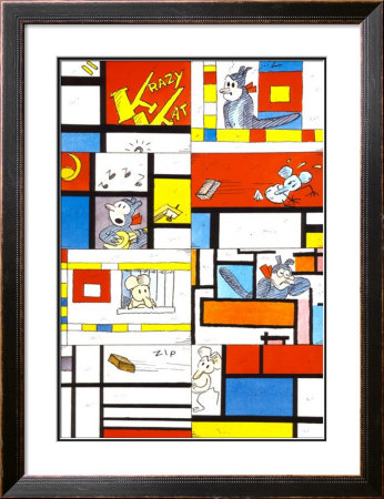 Krazy Mondrian by Pablo Echaurren Pricing Limited Edition Print image