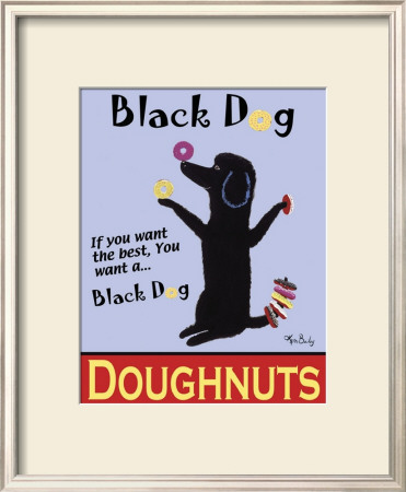 Black Dog Doughnuts by Ken Bailey Pricing Limited Edition Print image